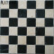 black Stone Wall Tile Decoration Mosaic Panel white color cheap